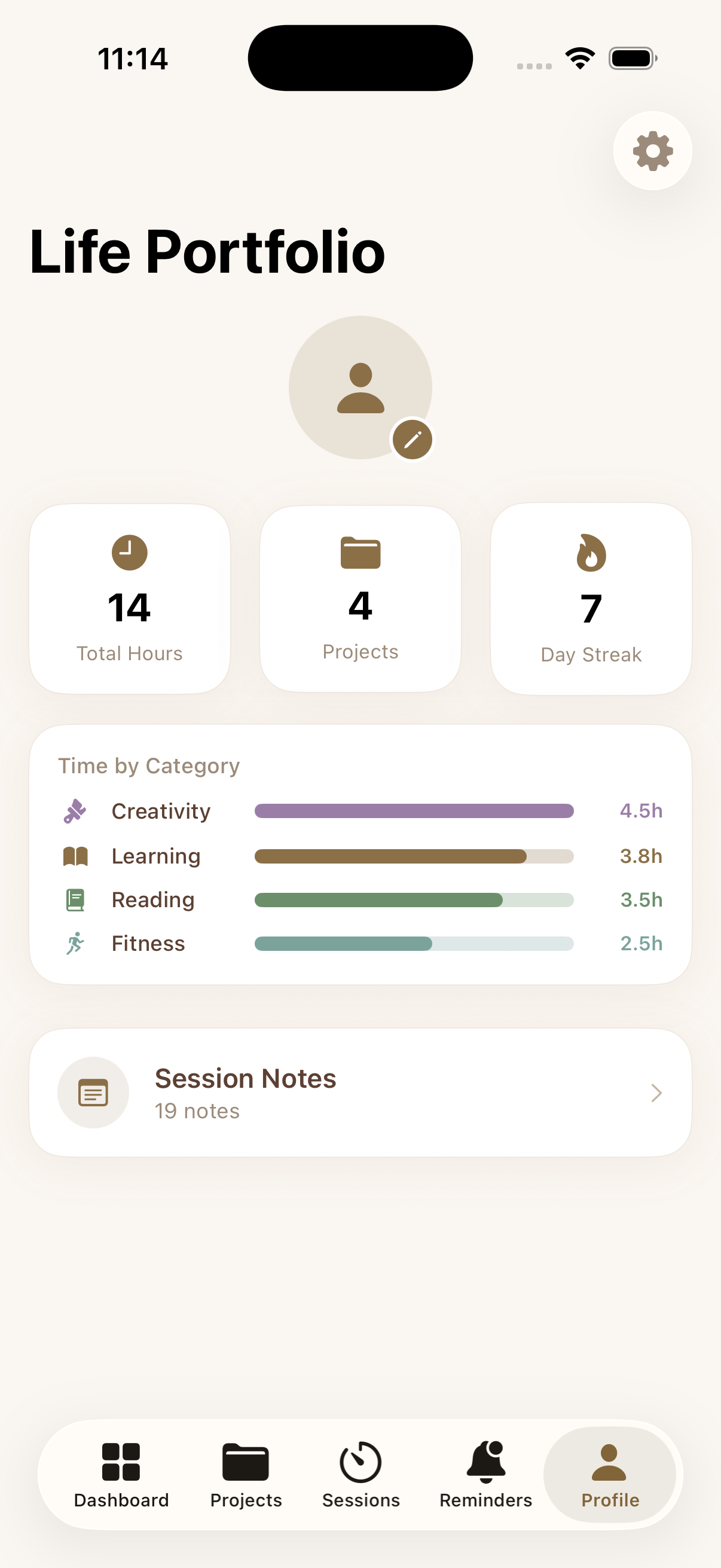 Life Portfolio profile